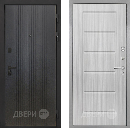 Входная металлическая Дверь Интекрон (INTECRON) Профит Black ФЛ-295 ФЛ-39 Сандал белый в Черноголовке