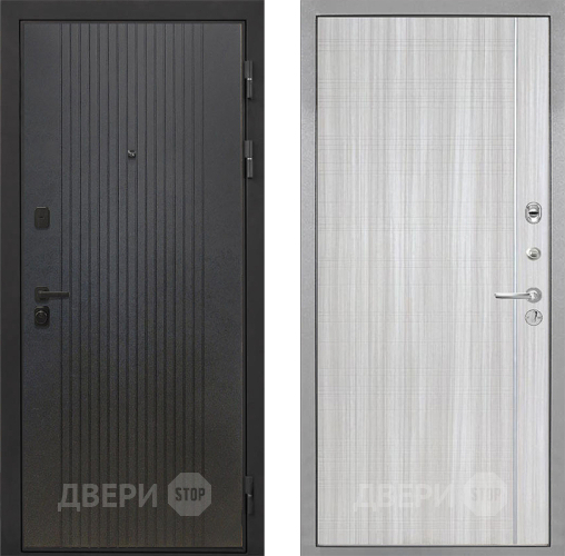 Дверь Интекрон (INTECRON) Профит Black ФЛ-295 В-07 с молдингом Сандал белый в Черноголовке