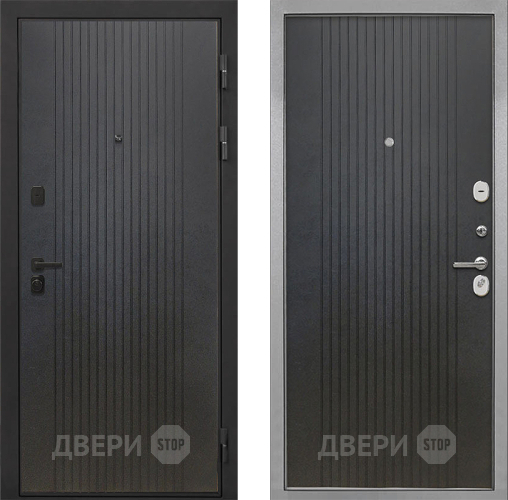 Входная металлическая Дверь Интекрон (INTECRON) Профит Black ФЛ-295 ФЛ-295 Лофт черный в Черноголовке