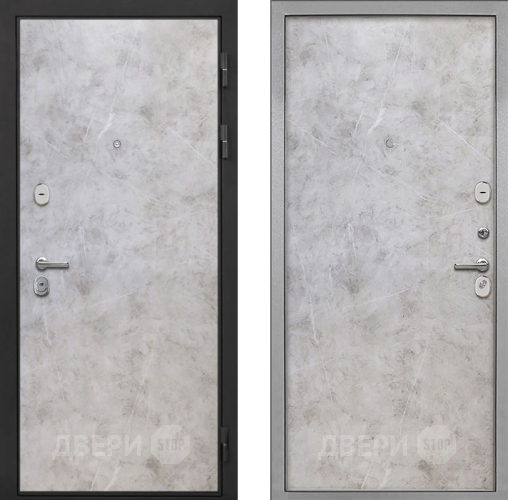 Входная металлическая Дверь Интекрон (INTECRON) Гектор Мрамор Светлый Гладкая Мрамор светлый в Черноголовке