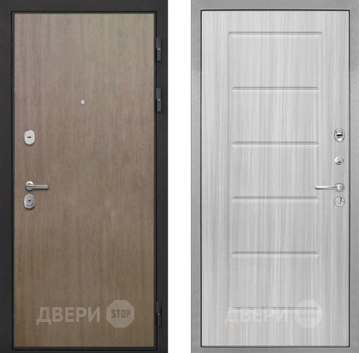 Входная металлическая Дверь Интекрон (INTECRON) Гектор Венге Коричневый ФЛ-39 Сандал белый в Черноголовке