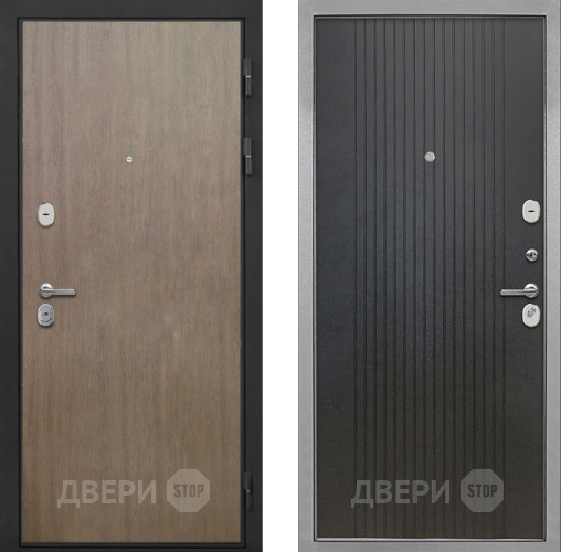 Входная металлическая Дверь Интекрон (INTECRON) Гектор Венге Коричневый ФЛ-295 Лофт черный в Черноголовке