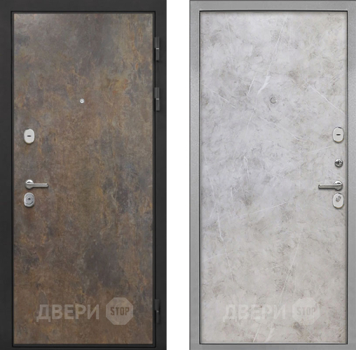 Входная металлическая Дверь Интекрон (INTECRON) Гектор Гранж Гладкая Мрамор светлый в Черноголовке