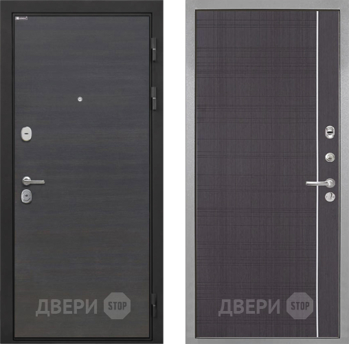 Входная металлическая Дверь Интекрон (INTECRON) Гектор Эковенге В-07 с молдингом Венге в Черноголовке