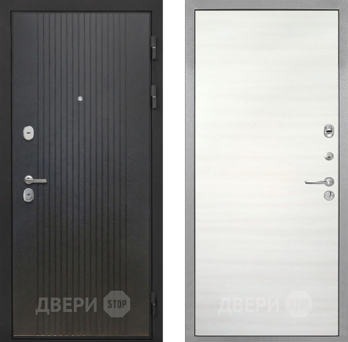 Входная металлическая Дверь Интекрон (INTECRON) Гектор ФЛ-295 Гладкая Дуб сильвер поперечный в Черноголовке