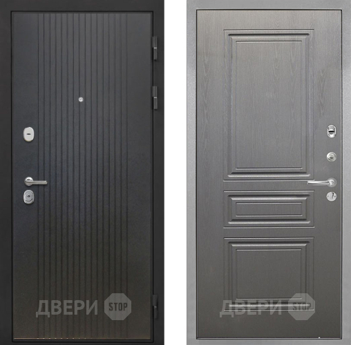 Входная металлическая Дверь Интекрон (INTECRON) Гектор ФЛ-295 ФЛ-243 Графит вуд дуб в Черноголовке