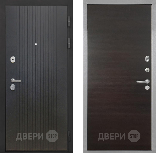 Входная металлическая Дверь Интекрон (INTECRON) Гектор ФЛ-295 Гладкая Эковенге поперечный в Черноголовке