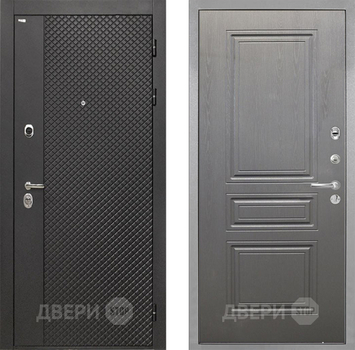 Дверь Интекрон (INTECRON) Олимпия Black 4К ФЛ-243 Графит вуд дуб в Черноголовке