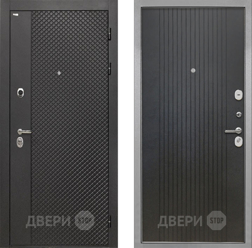 Дверь Интекрон (INTECRON) Олимпия Black 4К ФЛ-295 Лофт черный в Черноголовке