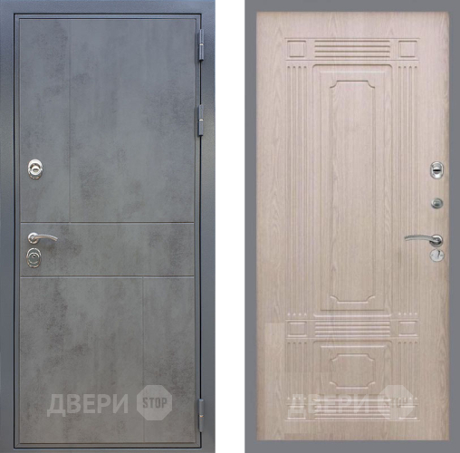 Входная металлическая Дверь Рекс (REX) ФЛ-290 FL-2 Беленый дуб в Черноголовке