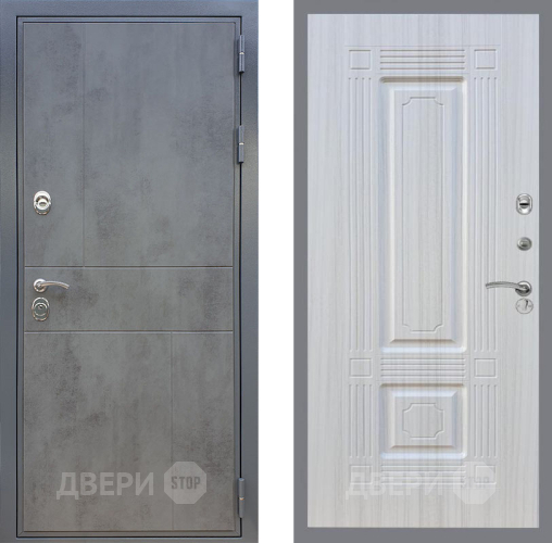Входная металлическая Дверь Рекс (REX) ФЛ-290 FL-2 Сандал белый в Черноголовке