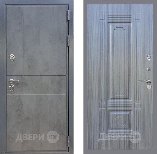 Входная металлическая Дверь Рекс (REX) ФЛ-290 FL-2 Сандал грей в Черноголовке