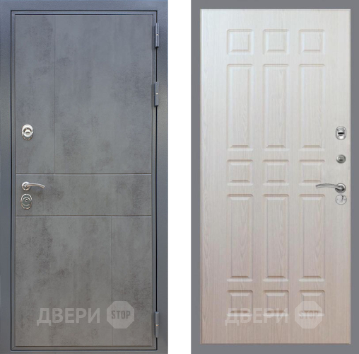 Входная металлическая Дверь Рекс (REX) ФЛ-290 FL-33 Беленый дуб в Черноголовке