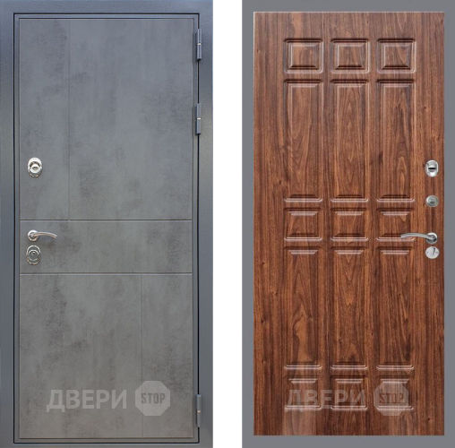 Входная металлическая Дверь Рекс (REX) ФЛ-290 FL-33 орех тисненый в Черноголовке