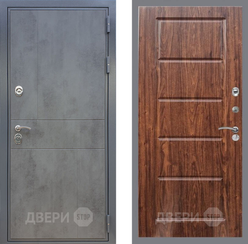 Входная металлическая Дверь Рекс (REX) ФЛ-290 FL-39 орех тисненый в Черноголовке