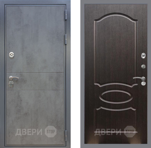 Входная металлическая Дверь Рекс (REX) ФЛ-290 FL-128 Венге светлый в Черноголовке