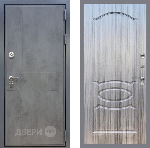 Входная металлическая Дверь Рекс (REX) ФЛ-290 FL-128 Сандал грей в Черноголовке