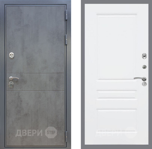 Входная металлическая Дверь Рекс (REX) ФЛ-290 FL-243 Силк Сноу в Черноголовке