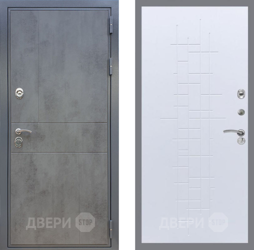 Входная металлическая Дверь Рекс (REX) ФЛ-290 FL-289 Белый ясень в Черноголовке