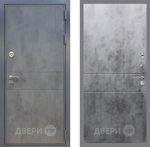 Входная металлическая Дверь Рекс (REX) ФЛ-290 FL-290 Бетон темный в Черноголовке