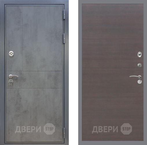 Входная металлическая Дверь Рекс (REX) ФЛ-290 GL венге поперечный в Черноголовке