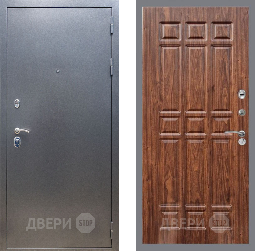 Входная металлическая Дверь Рекс (REX) 11 FL-33 орех тисненый в Черноголовке
