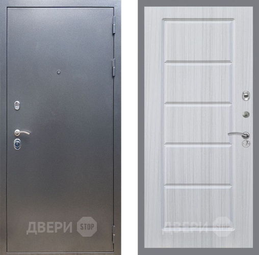 Входная металлическая Дверь Рекс (REX) 11 FL-39 Сандал белый в Черноголовке