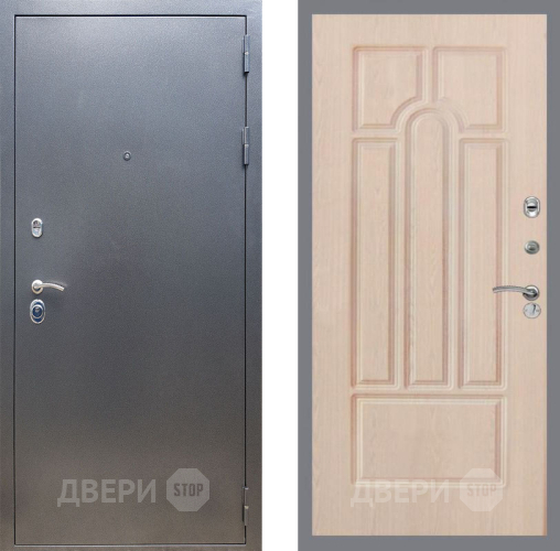Входная металлическая Дверь Рекс (REX) 11 FL-58 Беленый дуб в Черноголовке