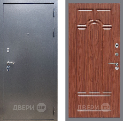 Входная металлическая Дверь Рекс (REX) 11 FL-58 орех тисненый в Черноголовке