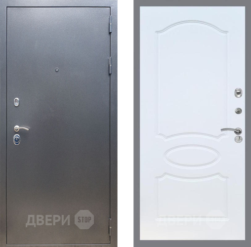 Входная металлическая Дверь Рекс (REX) 11 FL-128 Белый ясень в Черноголовке