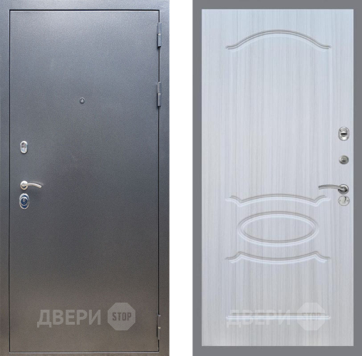 Входная металлическая Дверь Рекс (REX) 11 FL-128 Сандал белый в Черноголовке