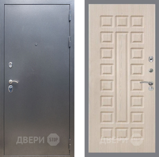 Входная металлическая Дверь Рекс (REX) 11 FL-183 Беленый дуб в Черноголовке