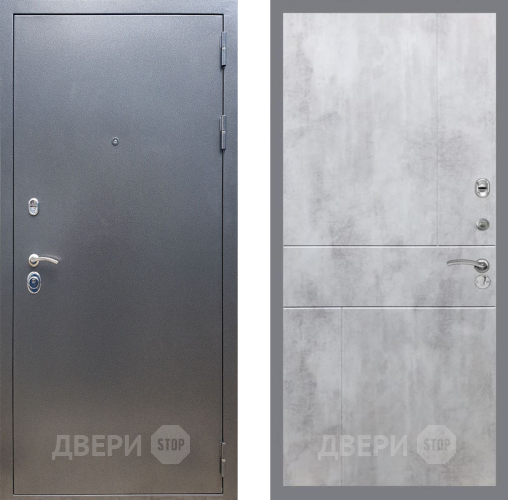 Входная металлическая Дверь Рекс (REX) 11 FL-290 Бетон светлый в Черноголовке