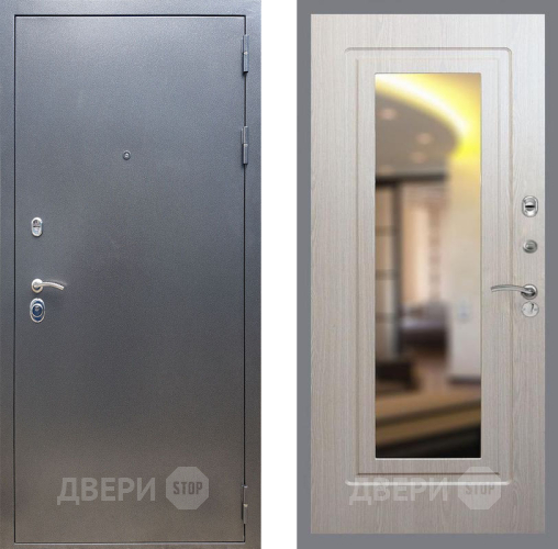 Входная металлическая Дверь Рекс (REX) 11 FLZ-120 Беленый дуб в Черноголовке