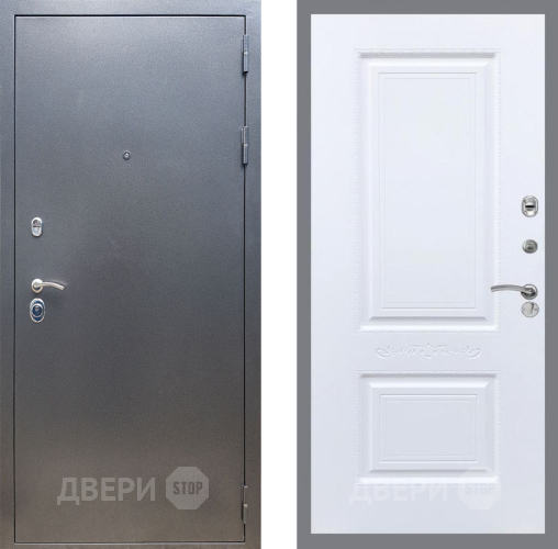 Входная металлическая Дверь Рекс (REX) 11 Смальта Силк Сноу в Черноголовке