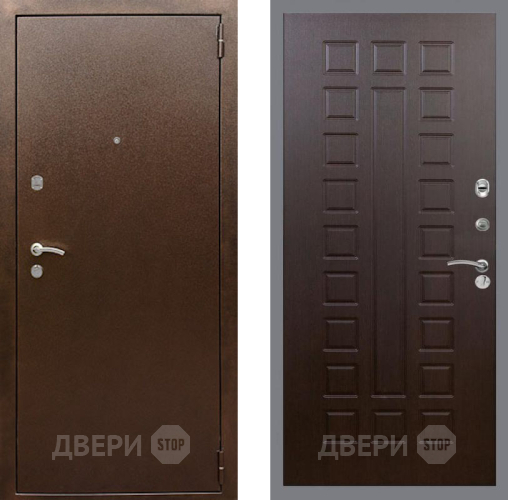 Входная металлическая Дверь Рекс (REX) 1А Медный Антик FL-183 Венге в Черноголовке