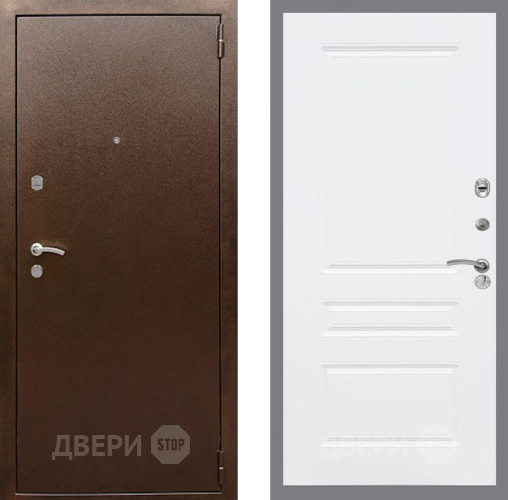 Дверь Рекс (REX) 1А Медный Антик FL-243 Силк Сноу в Черноголовке