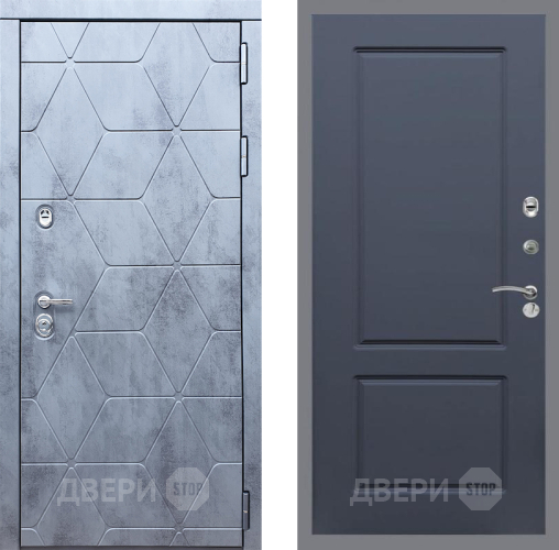 Входная металлическая Дверь Рекс (REX) 28 FL-117 Силк титан в Черноголовке