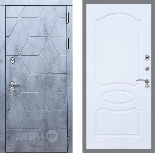 Входная металлическая Дверь Рекс (REX) 28 FL-128 Силк Сноу в Черноголовке