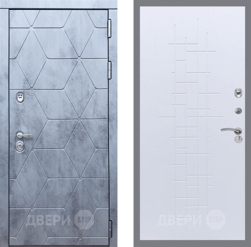 Входная металлическая Дверь Рекс (REX) 28 FL-289 Белый ясень в Черноголовке