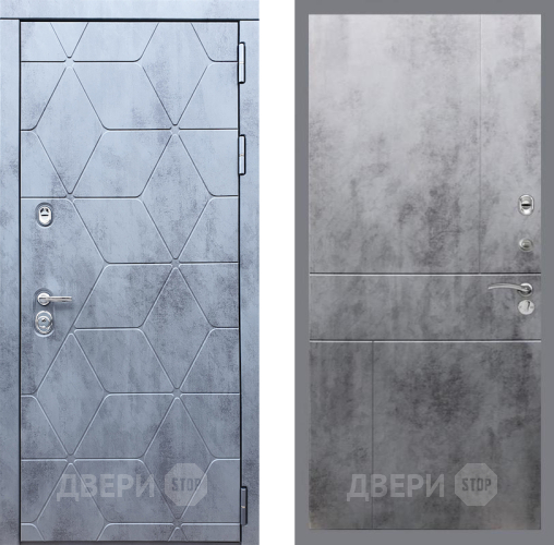 Входная металлическая Дверь Рекс (REX) 28 FL-290 Бетон темный в Черноголовке