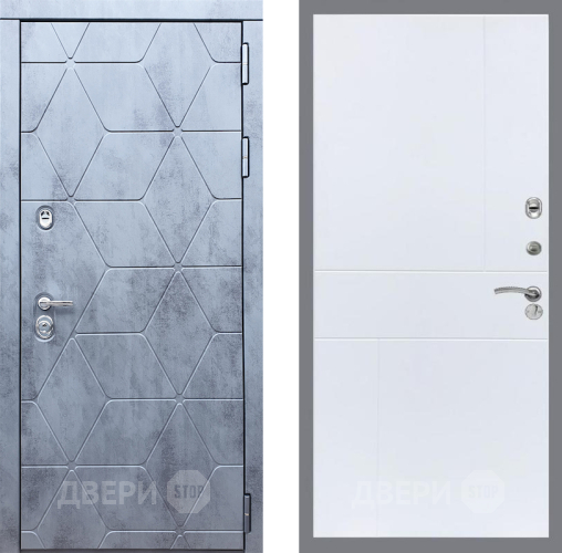 Входная металлическая Дверь Рекс (REX) 28 FL-290 Силк Сноу в Черноголовке