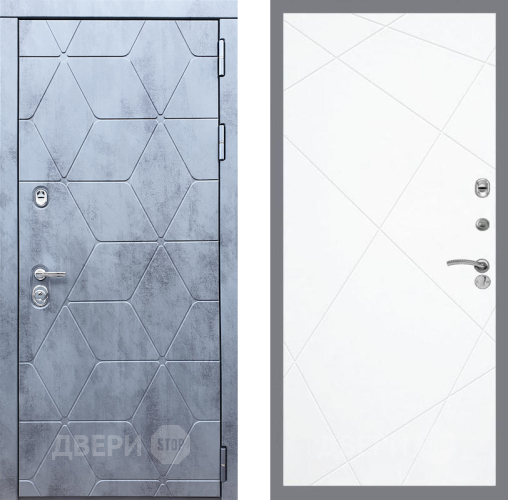 Входная металлическая Дверь Рекс (REX) 28 FL-291 Силк Сноу в Черноголовке