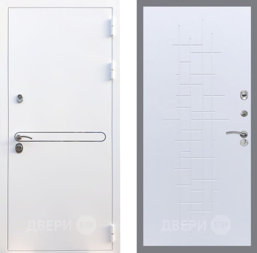 Входная металлическая Дверь Рекс (REX) 27 FL-289 Белый ясень в Черноголовке