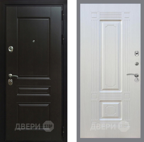 Входная металлическая Дверь Рекс (REX) Премиум-Н FL-2 Лиственница беж в Черноголовке