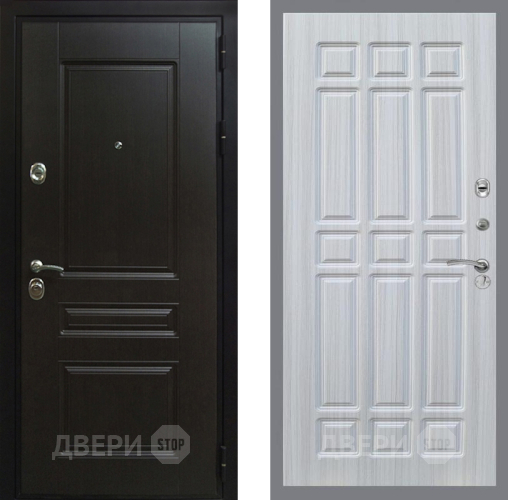 Входная металлическая Дверь Рекс (REX) Премиум-Н FL-33 Сандал белый в Черноголовке