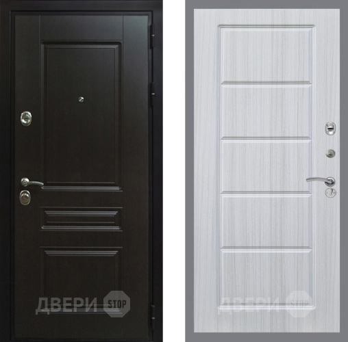 Входная металлическая Дверь Рекс (REX) Премиум-Н FL-39 Сандал белый в Черноголовке