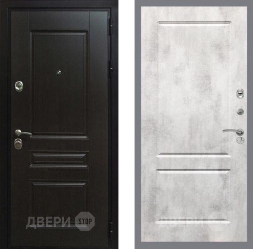 Входная металлическая Дверь Рекс (REX) Премиум-Н FL-117 Бетон светлый в Черноголовке