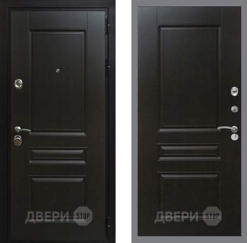 Входная металлическая Дверь Рекс (REX) Премиум-Н FL-243 Венге в Черноголовке