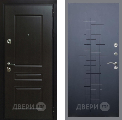Входная металлическая Дверь Рекс (REX) Премиум-Н FL-289 Ясень черный в Черноголовке